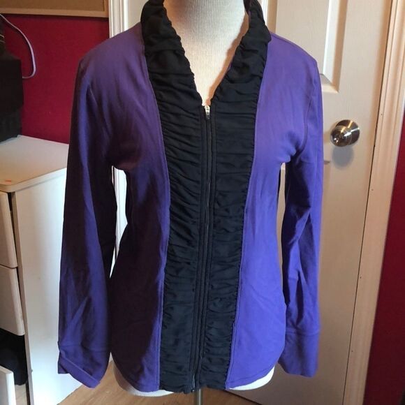 Lucy zippered jacket sz M - Picture 1 of 5